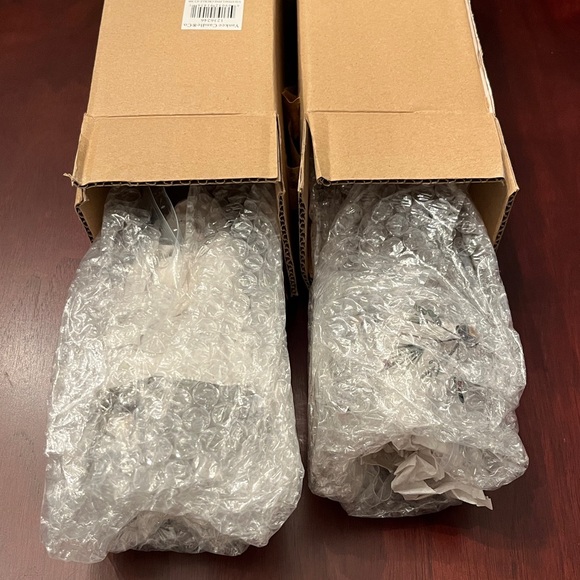 New in Boxes- Set of Two Yankee Candle Pine Crackle Stem Candleholders - Picture 5 of 10